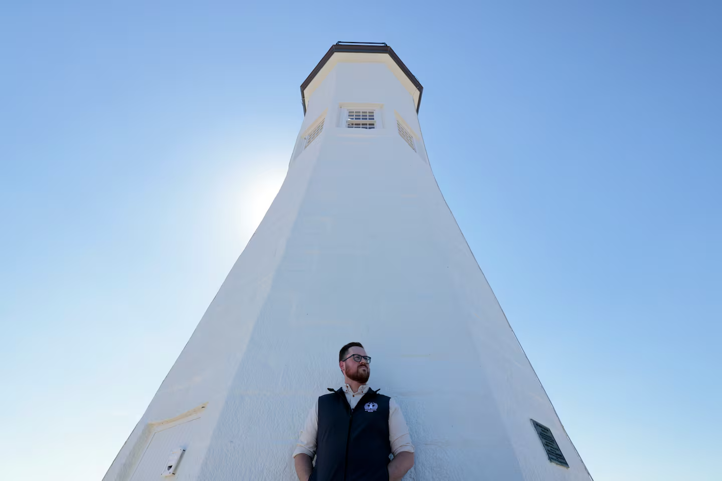 Justin Evans at Scituate Lighthouse